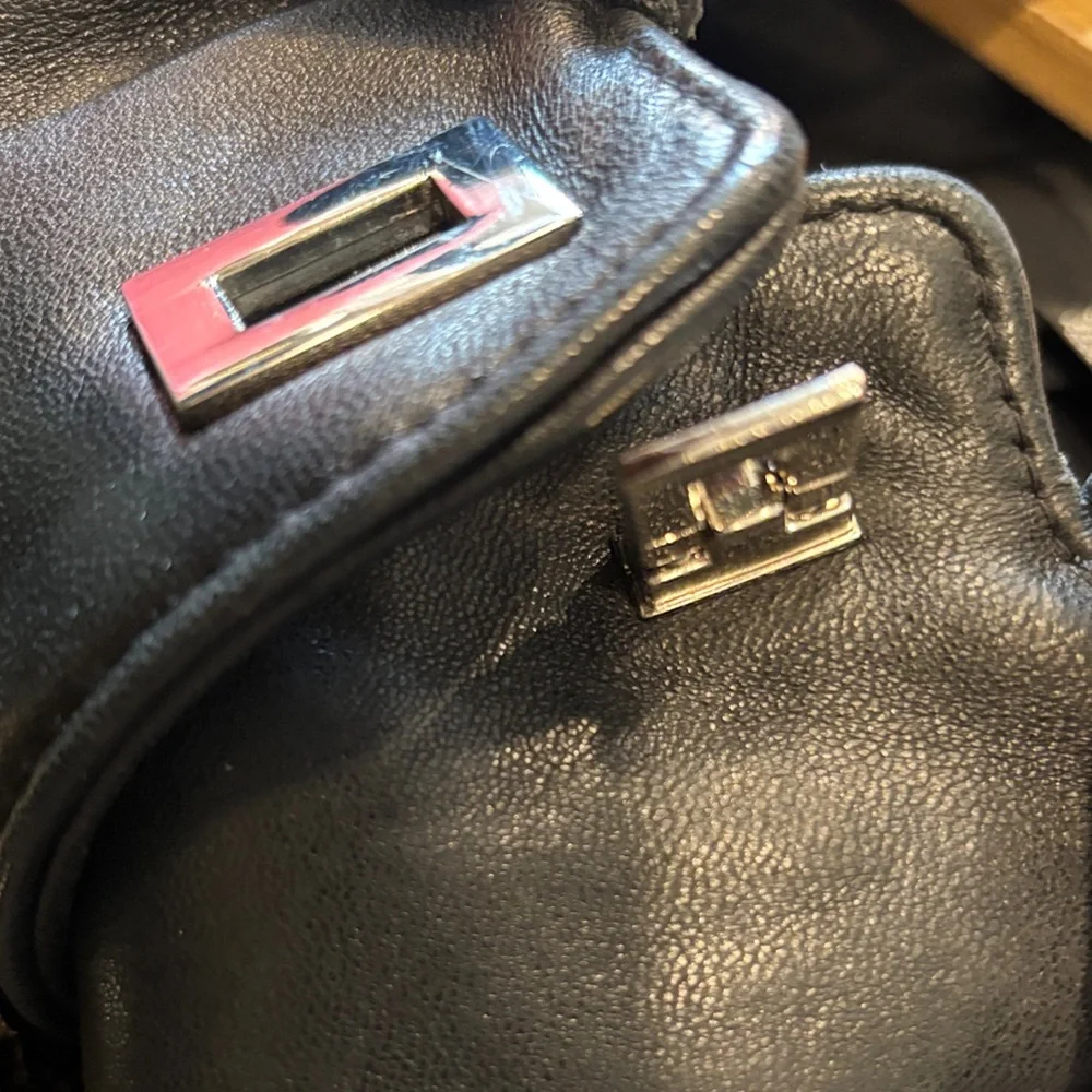 Alfani Black Leather Women's Jacket - Picture 5 of 6